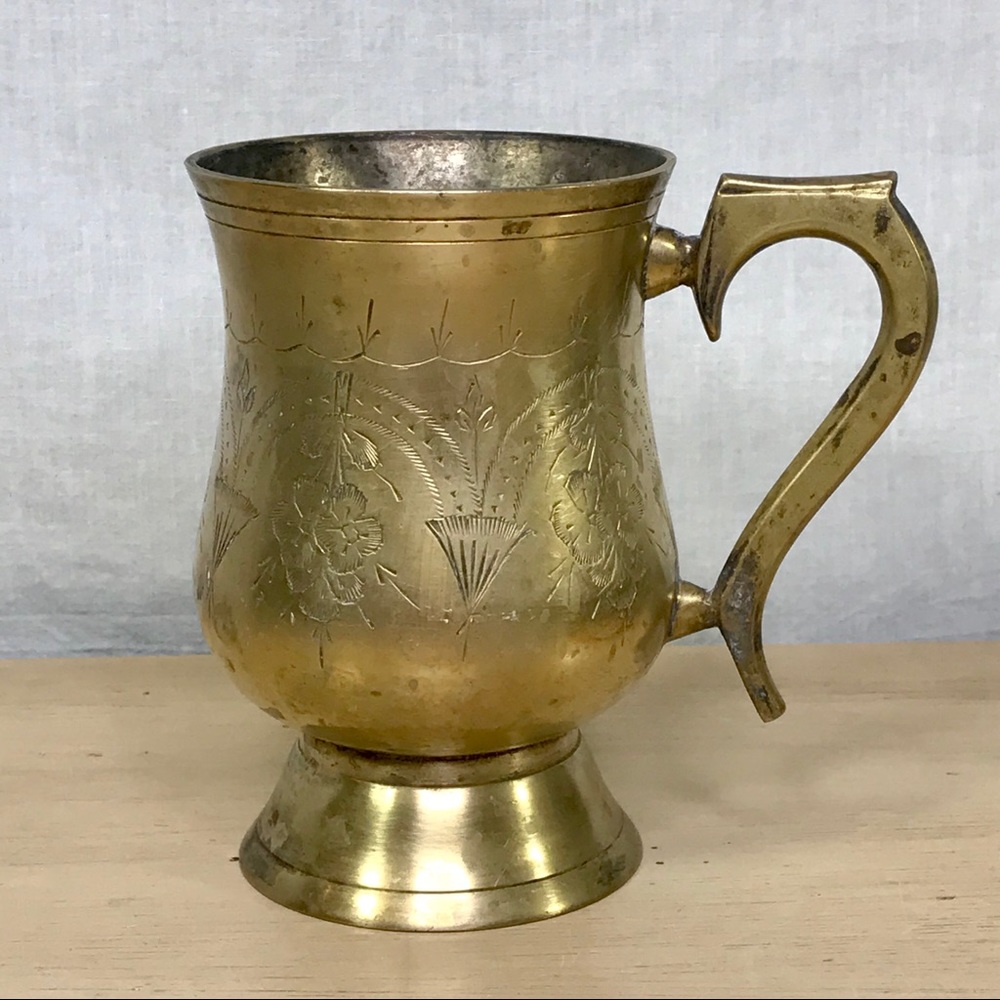 Vintage Plated Stein Mug Stamped E.P.N.S.